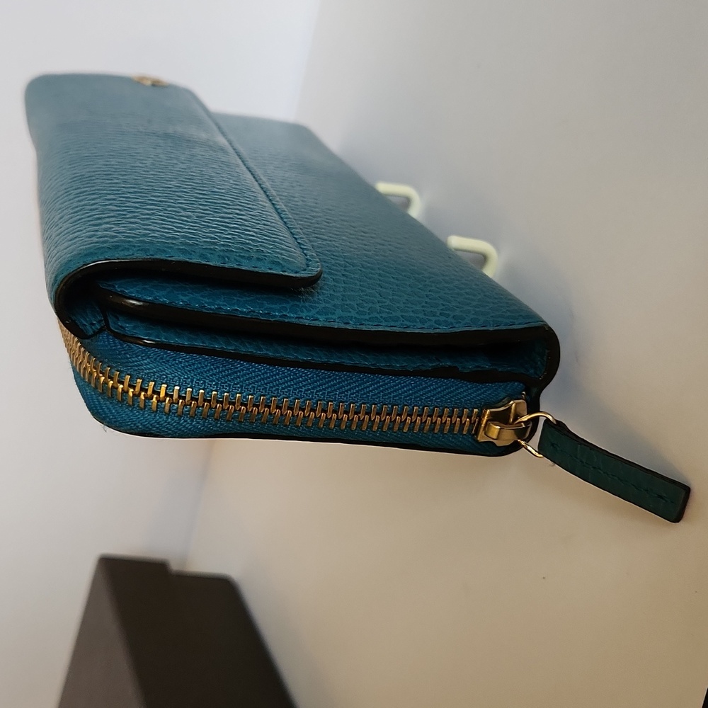 Gucci Interlocking Gg Long Doublesided Wallet- Tu… - image 4